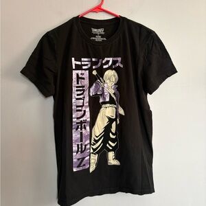 Black Dragon Ball Z T-Shirt Future Trunks foil anime Hot Topic Small